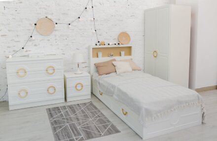 Кровать Милан, золото 